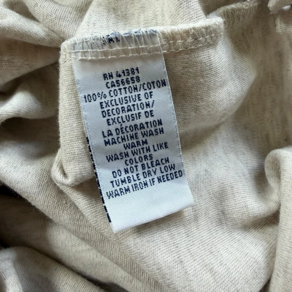 Polo Ralph Lauren Men's Oatmeal‎ Knit Polo Short Size Large Soft 100% Cotton